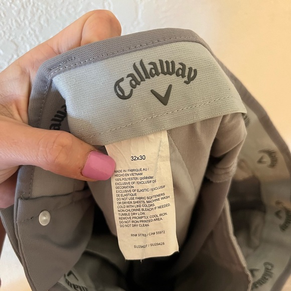 Callaway Men’s Grey Golf Pants 32x30 - Picture 6 of 6